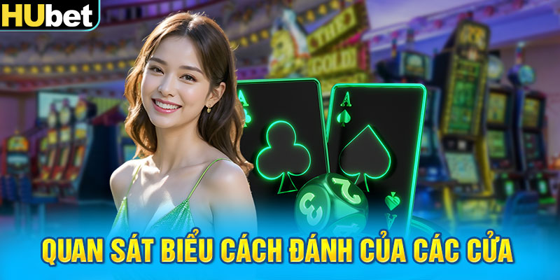 Quan sát biểu cách đánh của các cửa 